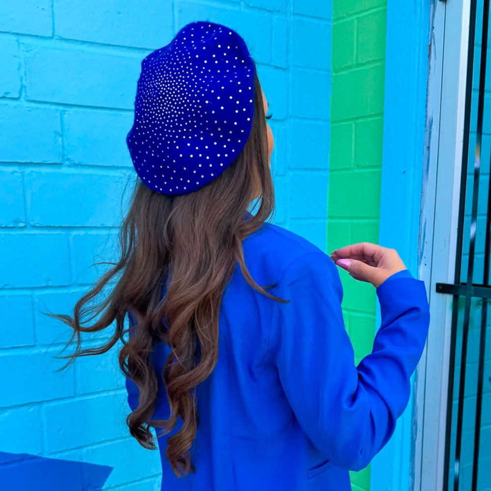 Royal Blue Fringe Blazers - Picture 3 of 4